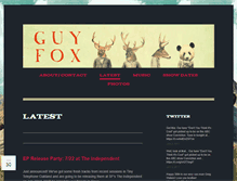 Tablet Screenshot of guyfoxband.com